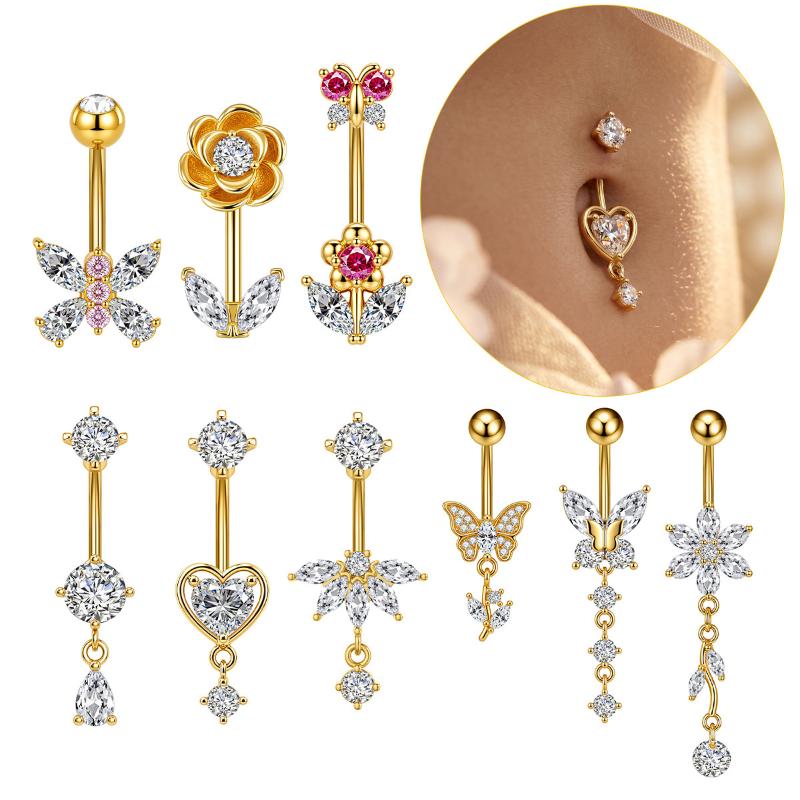 Body Jewelry Belly Button Rings - 1 pièce de piercing de nombril