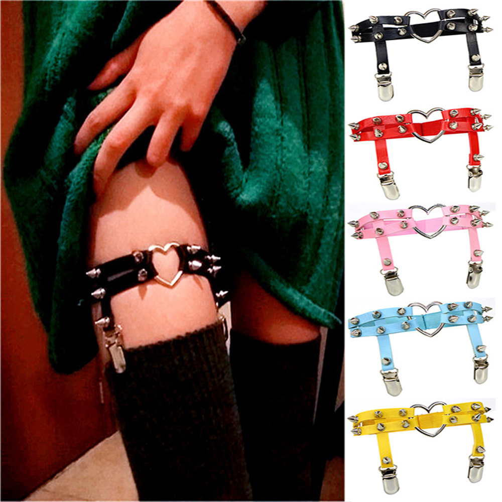 Body Jewelry Types - Anneaux de jambe élastiques en cuir