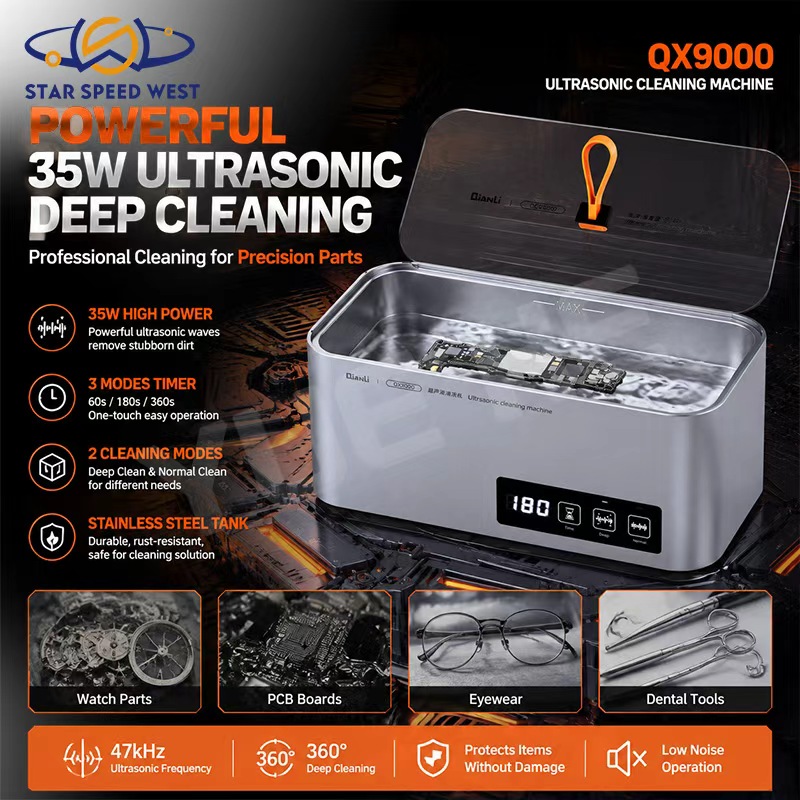 Body Jewelry Repair - Nettoyeur à ultrasons QIANLI QX9000 35W