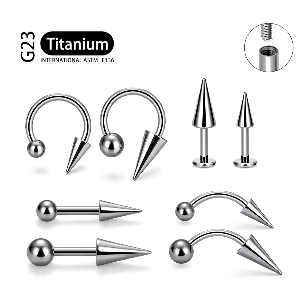 Body Jewelry Implants - 1 pièces Grade d'implant F136 titane
