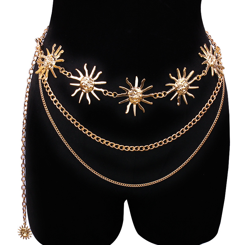 Body Jewelry Types - Chunky multicouche Punk gothique lune soleil