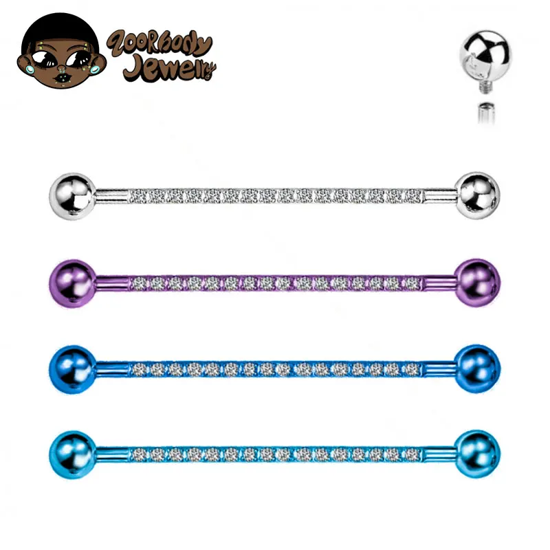 Body Jewelry Implants - F136 – Piercing d'haltères industriel en