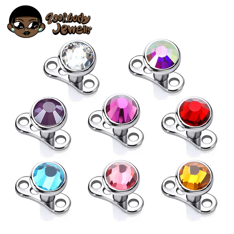 Body Jewelry Implants - G23 titane Piercing Micro dérmique ancre