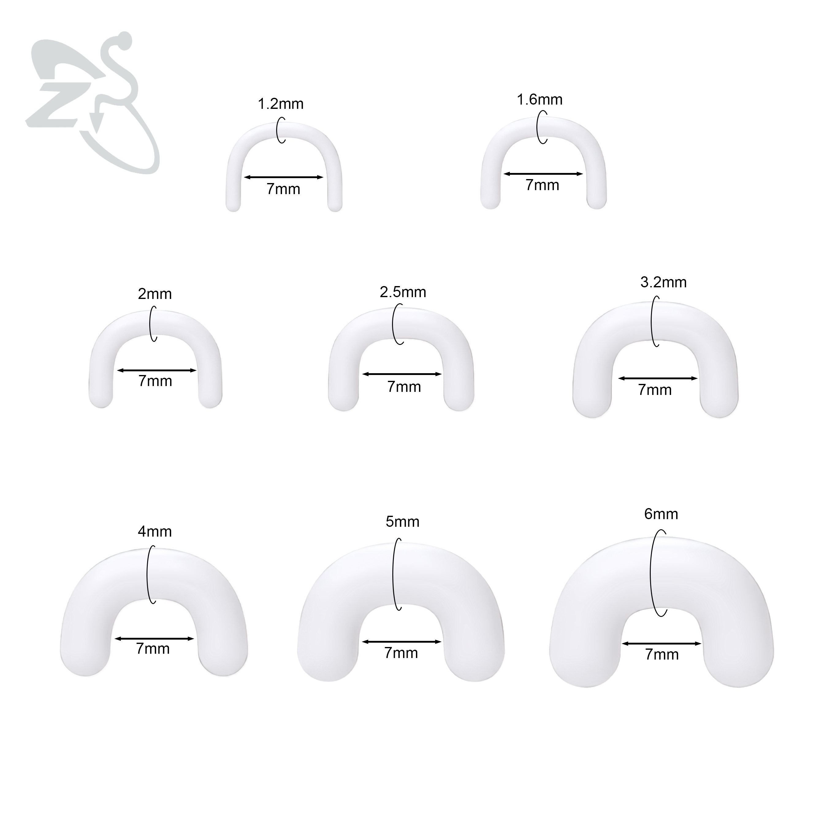 ZS 1 PC Anneau de nez en acryl - Zs Body Jewelry avis et prix