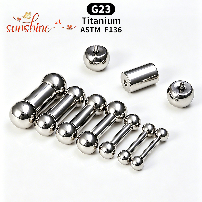 Barres droites en titane de qu - Body Jewelry Implants avis et prix