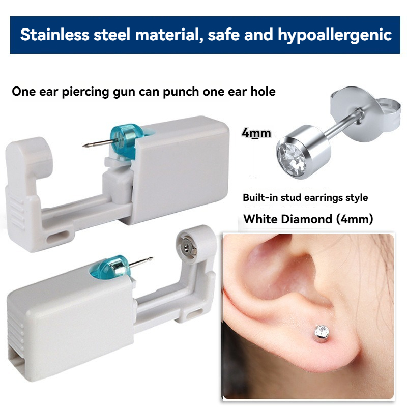 Kit de Perçage d'Oreilles Stér - Body Jewelry Cartilage Earrings avis et prix