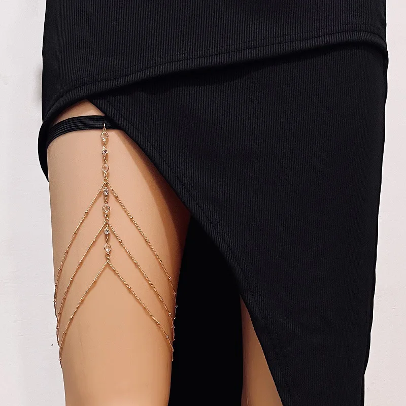 Chaîne de cuisse bohème d'été, - Body Jewelry Types avis et prix