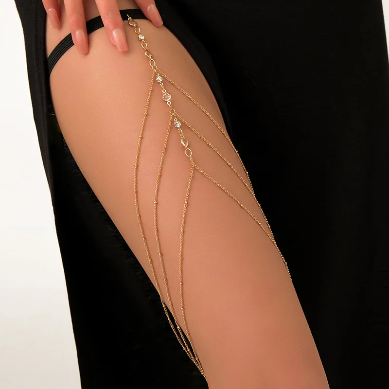 Chaîne de cuisse bohème d'été, - Body Jewelry Types avis et prix