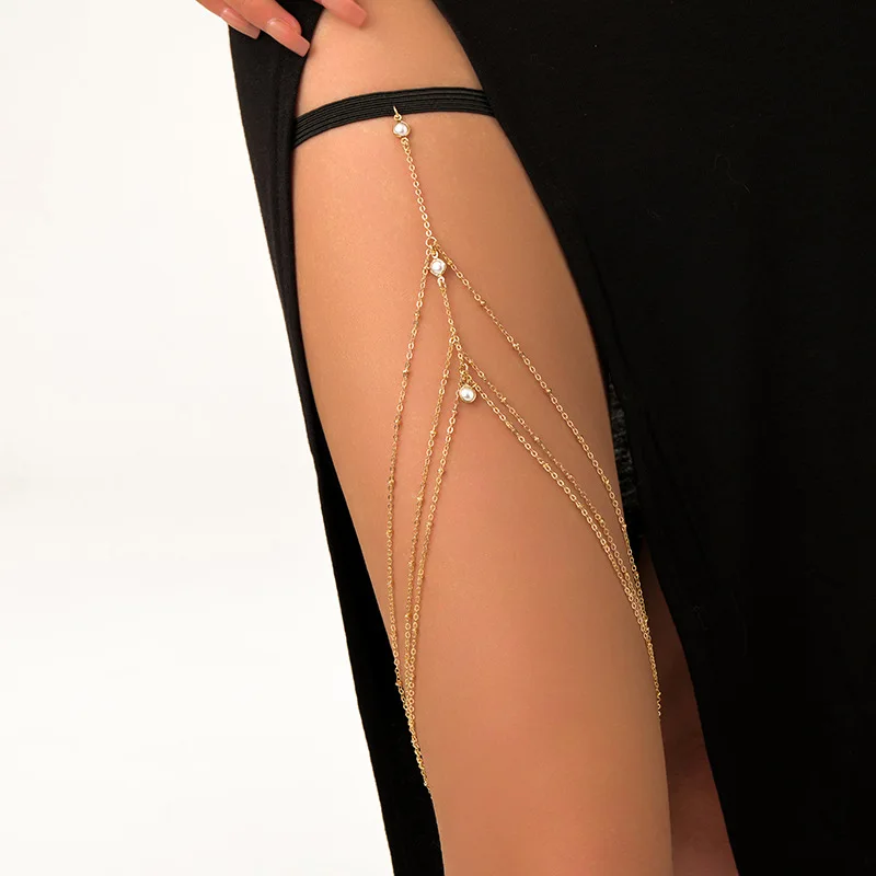 Chaîne de cuisse bohème d'été, - Body Jewelry Types avis et prix