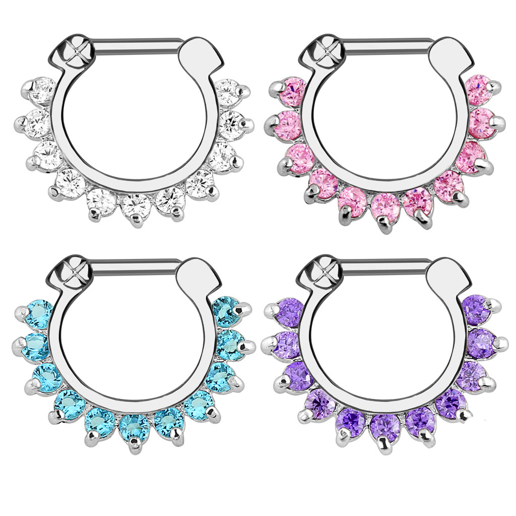 1 pièce Anneau de septum à cli - Body Jewelry Cartilage Earrings avis et prix