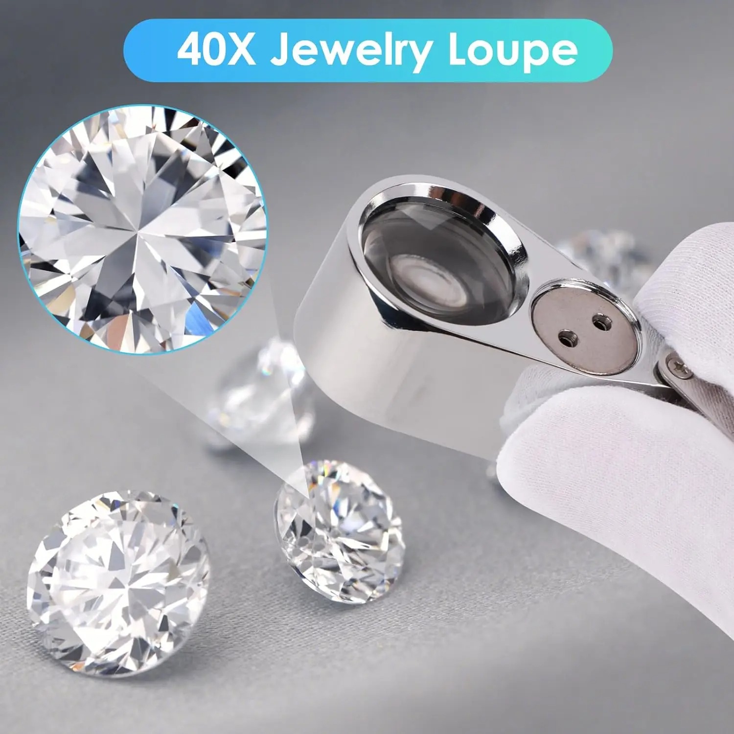 Loupe éclairée 40X avec lumièr - Body Jewelry Repair avis et prix