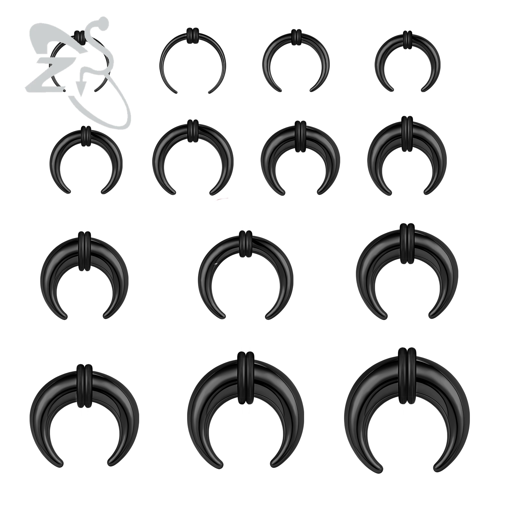 ZS 1PC 2G/4G/6G corne de buffl - Zs Body Jewelry avis et prix