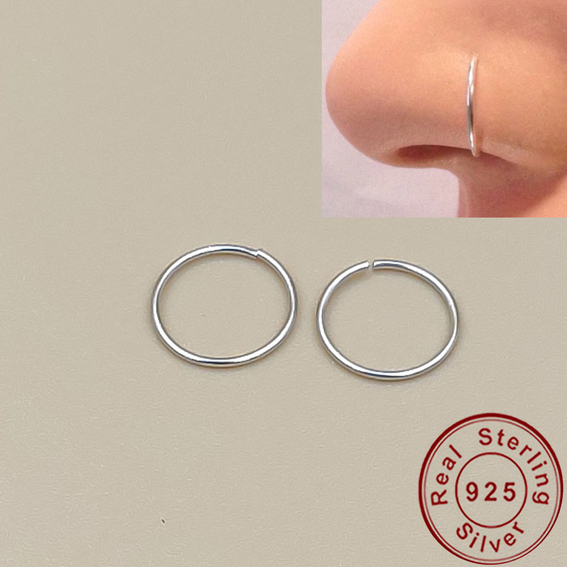 Anneau de nez en argent 925 po - Body Jewelry Cartilage Earrings avis et prix