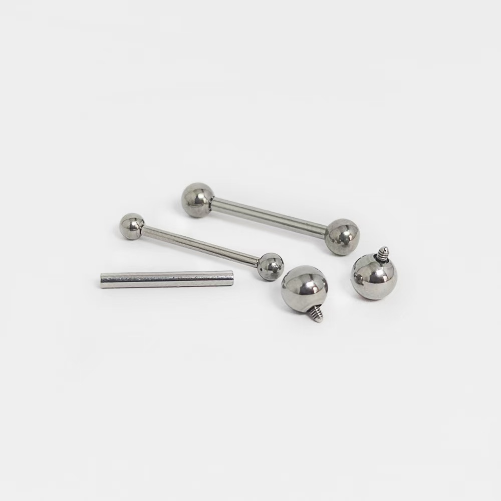 Lot de 2 barres droites en tit - Body Jewelry Implants avis et prix